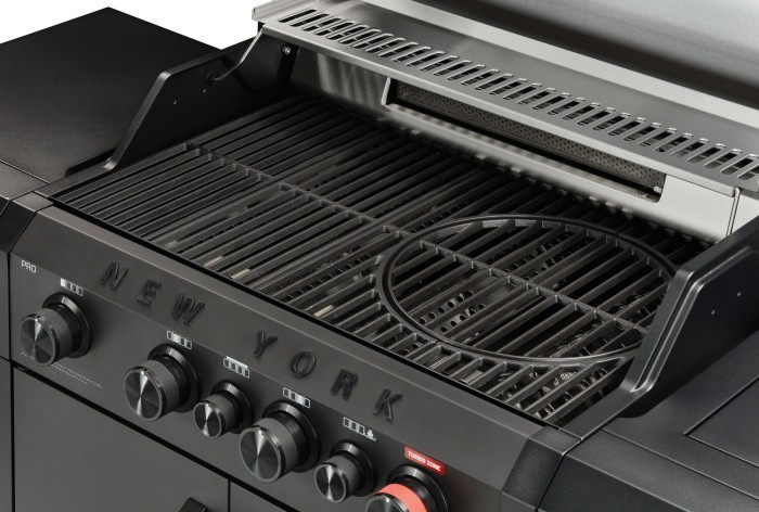 Mr. Gardener Gasgrill New York Pro, 4 Brenner, Sear-Brenner, matt graphit, 8748